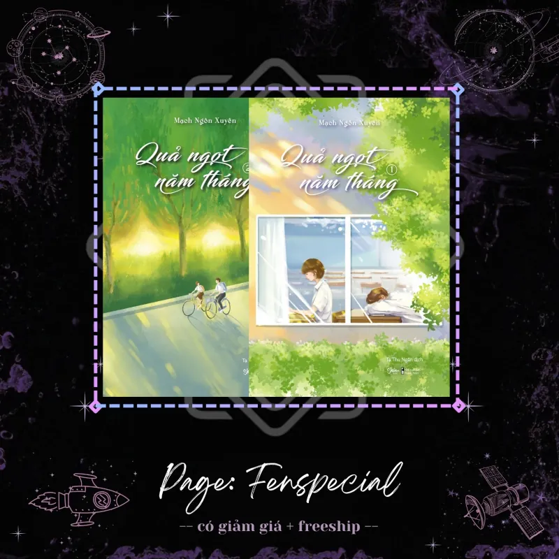 Chỉ Sách: Quả Ngọt Năm Tháng - Tập 1 + Tập 2 + Quà Random 1tr5 - Fenspecial 990285