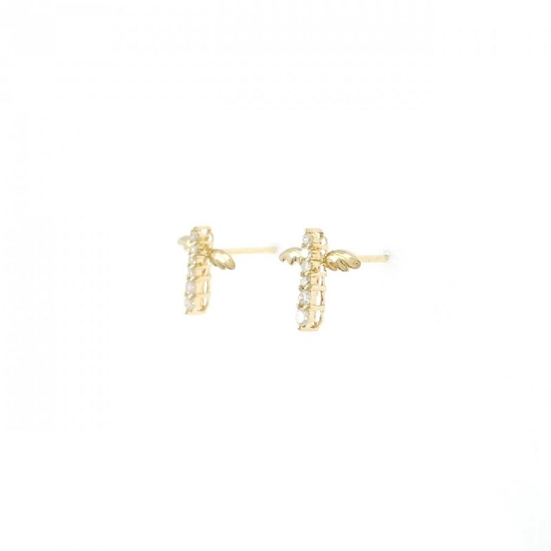 K18YG Bông tai kim cương 0.09CT - Hàng hiệu Chính hãng 874489