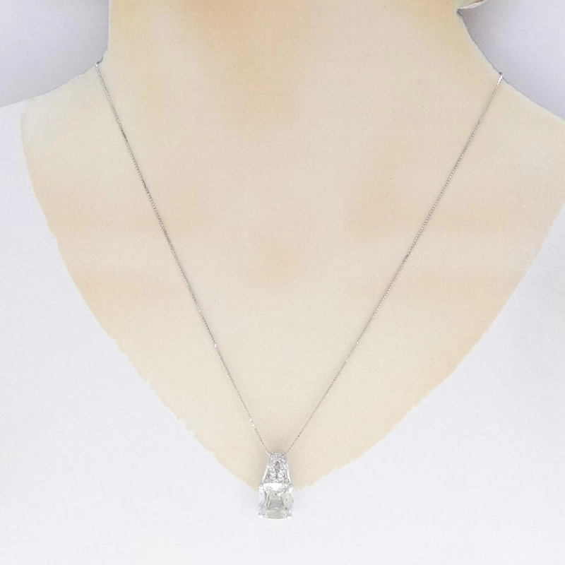 K18WG Đeo cổ Quarz - Hàng hiệu Chính hãng 858271