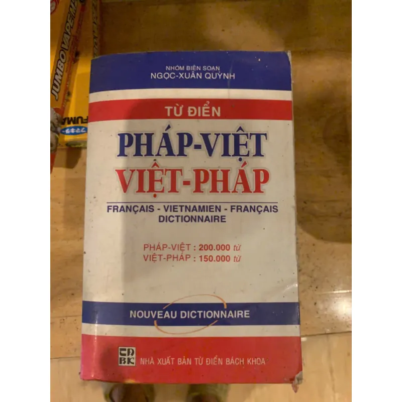 Từ điển Pháp-Việt, VIệt - Pháp 763106