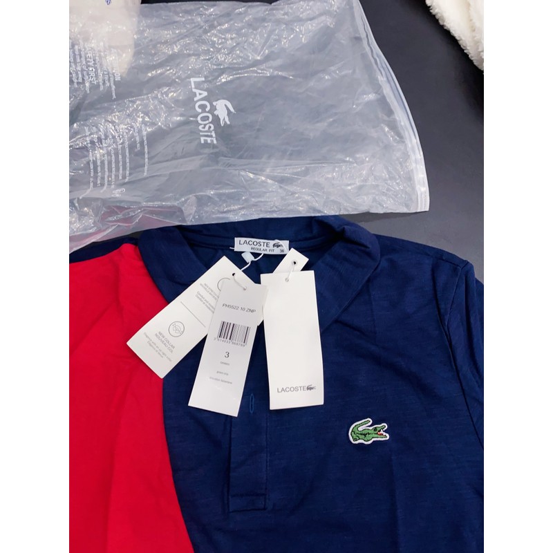 Áo phông lacoste chất cotton đẹp mới nguyên tag 146054