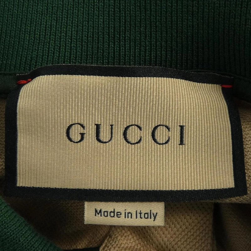 Áo polo cotton pique có cổ sọc web GUCCI 701735 XJELJ - Hàng hiệu Authentic 888639