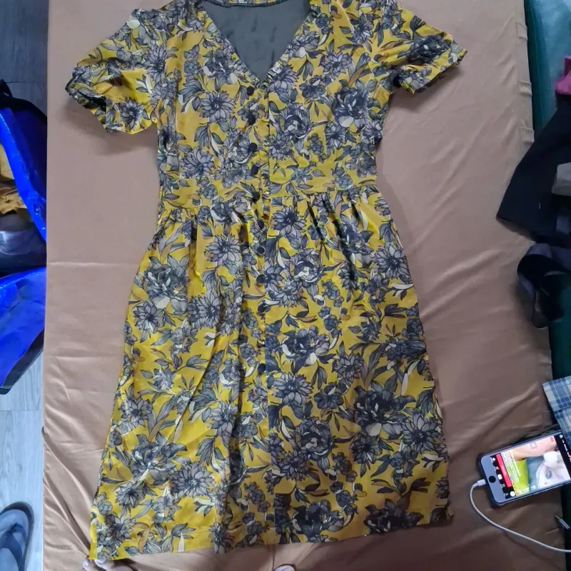 Đầm vải lụa thời trang 777345