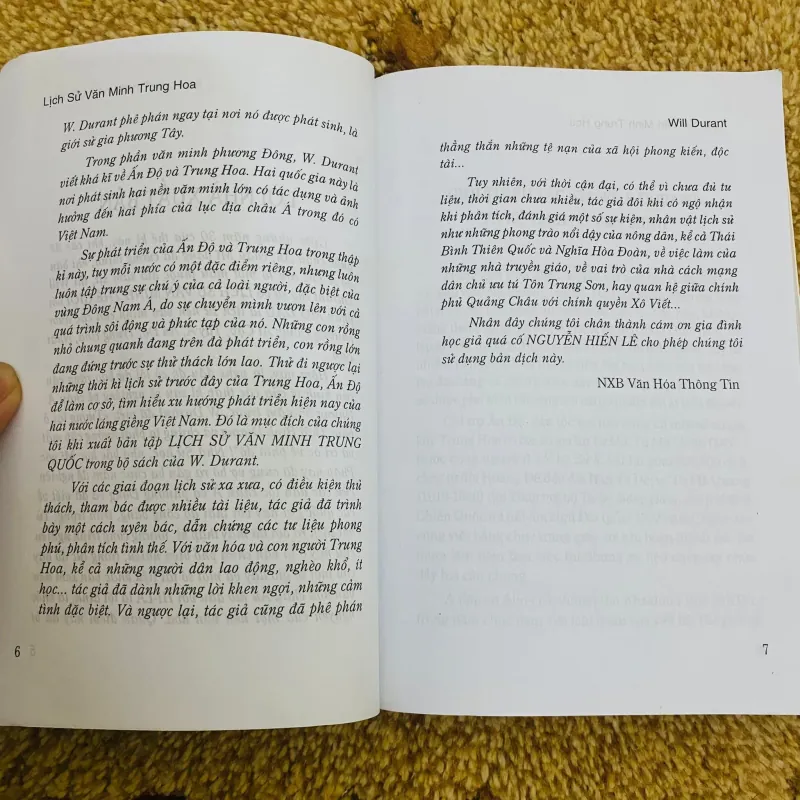 Lịch sử văn minh Trung Hoa - Will Durant( viết) - Nguyễn Hiến Lê(dịch)#HATRA 1005117