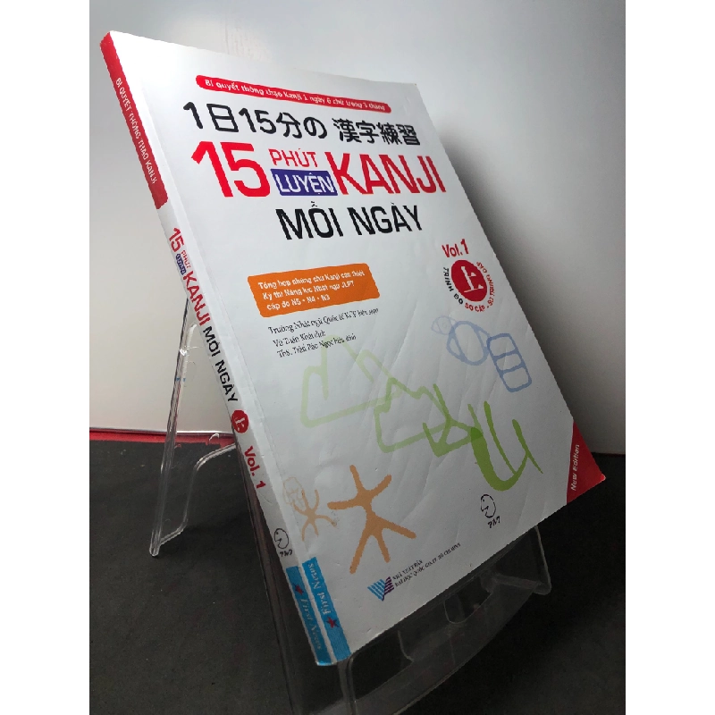 15 phút luyện KANJI mỗi ngày Vol 1 2020 mới 90% bẩn nhẹ New Edition HPB2808 HỌC NGOẠI NGỮ 351336