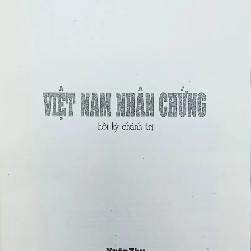 Việt Nam nhân chứng (Trần Văn Đôn) 574218