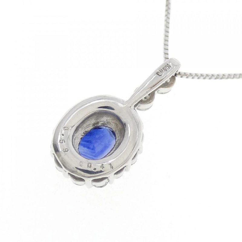 K18WG Sapphire Necklace 0.59CT - Hàng hiệu Authentic 859644
