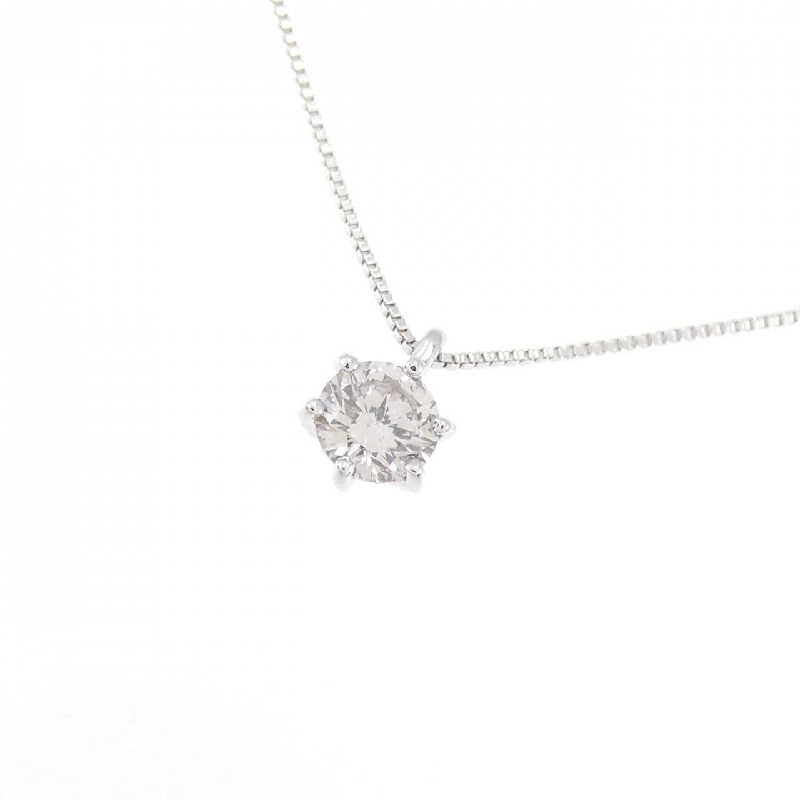 K18WG Solitaire Dây chuyền kim cương 0.15CT - Hàng hiệu Chính hãng 862690