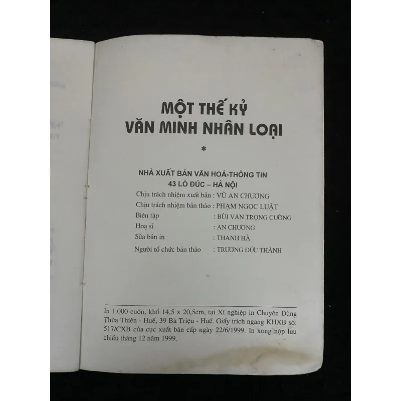 Một thế kỷ văn minh nhân loại 1029040