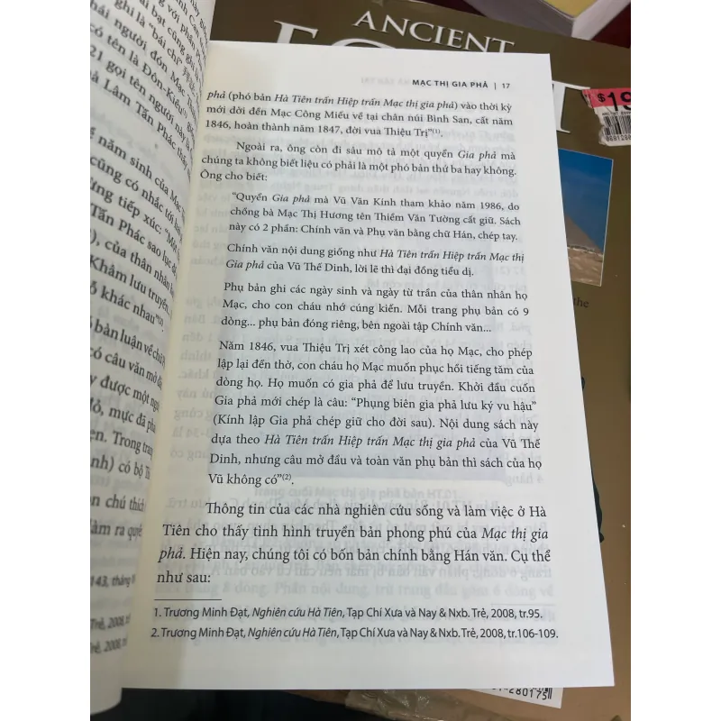 MẠC THỊ GIA PHẢ (HỌ MẠC VỚI VÙNG ĐẤT HÀ TIÊN) - TRẦN HOÀNG VŨ, HÀ TẤN TÀI  1021566