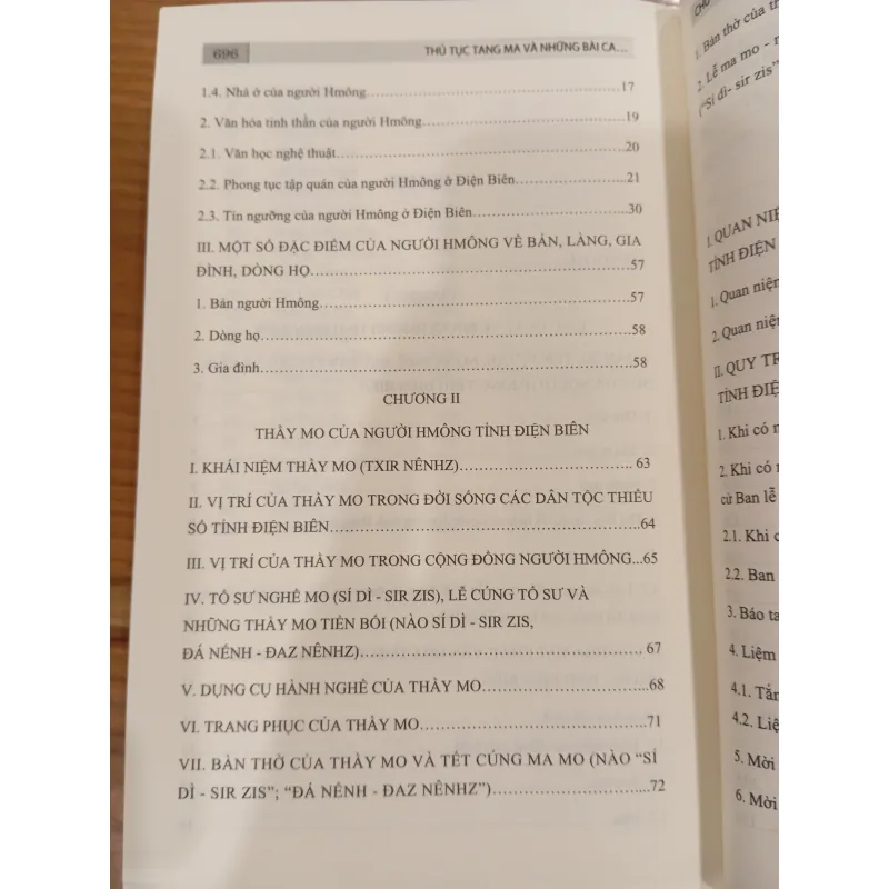 THỦ TỤC TANG MA VÀ NHỮNG BÀI CA CHỈ ĐƯỜNG CỦA CÁC NGÀNH HMONG TỈNH ĐIỆN BIÊN 796253