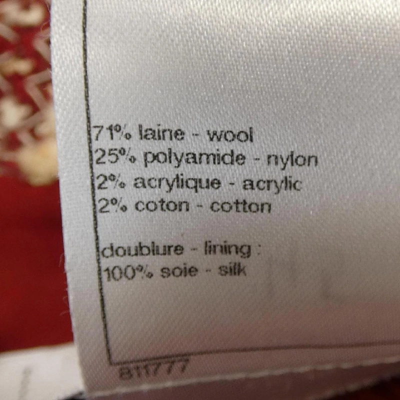 Áo khoác không cổ CHANEL P49462V36352 627842