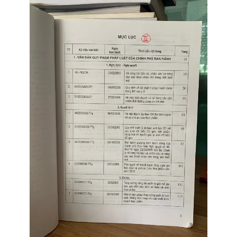 Các văn bản quy phạm pháp luật về vệ sinh an toàn thực phẩm tập 3 717581