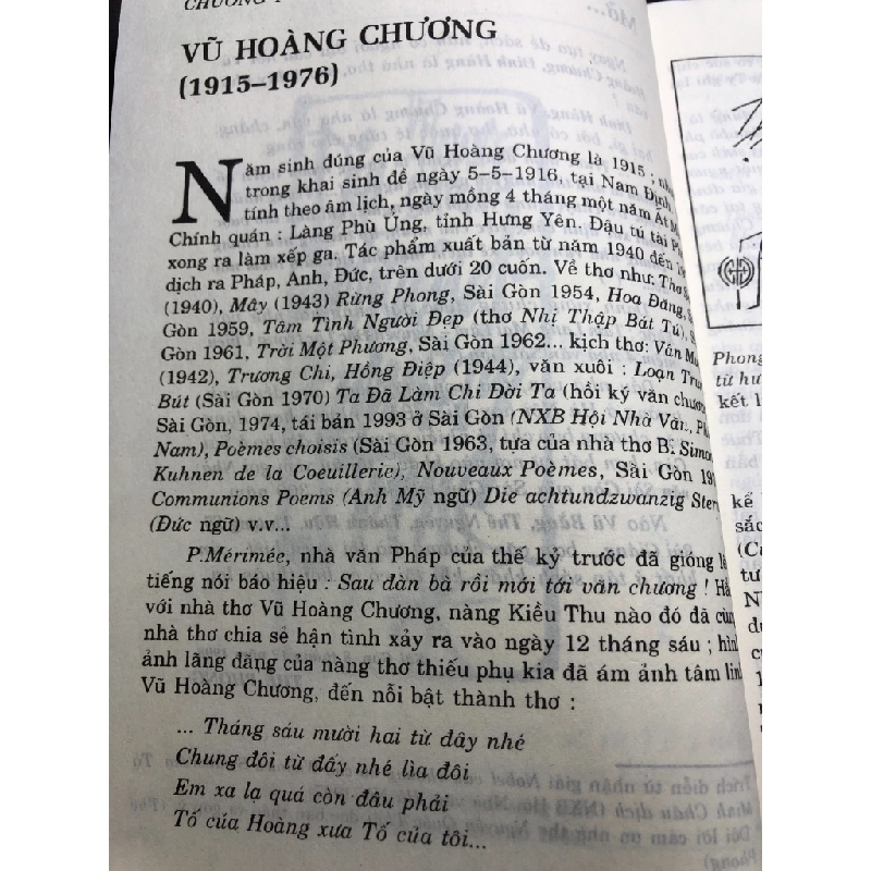 Chiêu niệm bốn nhà văn Sài Gòn 1999 mới 60% ố bẩn Thế Phong HPB0906 SÁCH VĂN HỌC 459098