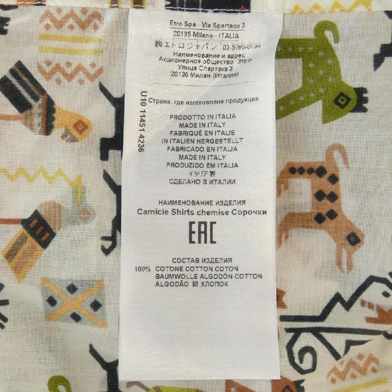 Áo sơ mi ETRO - Hàng hiệu Chính hãng 906253