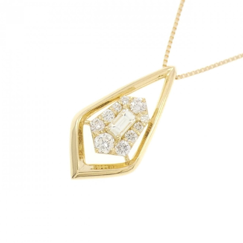 K18YG Dây chuyền kim cương 0.25CT - Hàng hiệu Authentic 865946