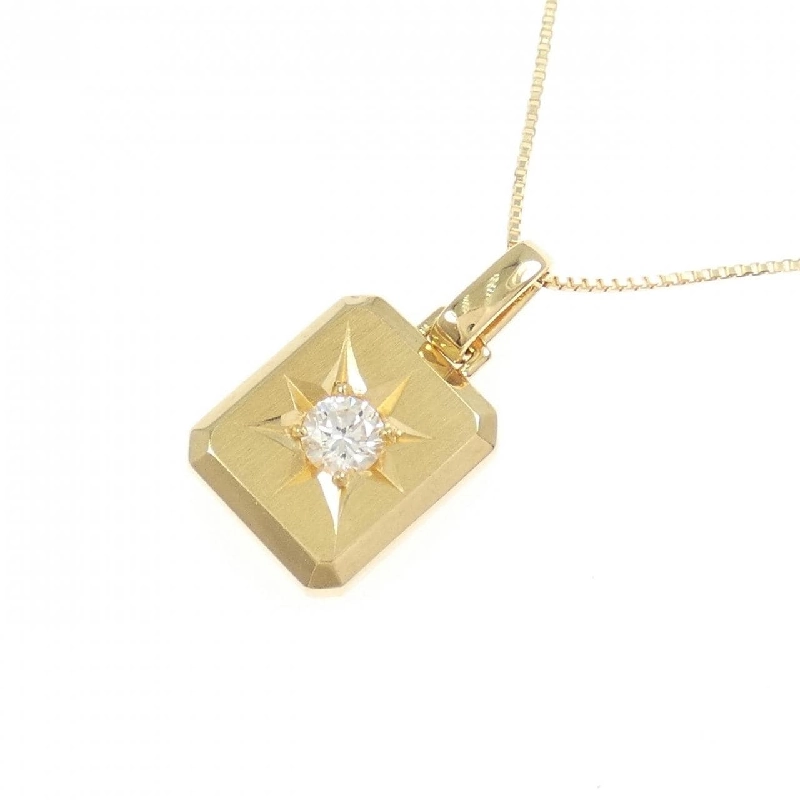 K18YG Dây chuyền kim cương 0.14CT - Hàng hiệu Authentic 859319