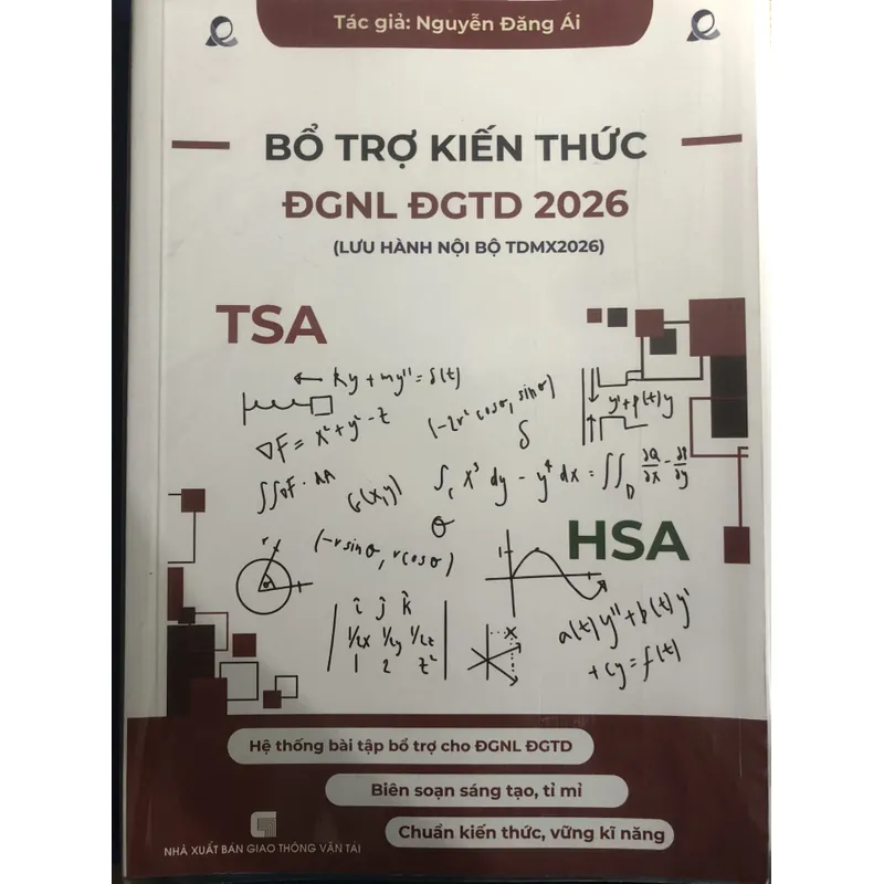 Sách Bổ Trợ Kiến Thức Toán ĐGNL ĐGTD 2026 Thầy Nguyễn Đăng Ái Có Lời Giải Chi Tiết 605386