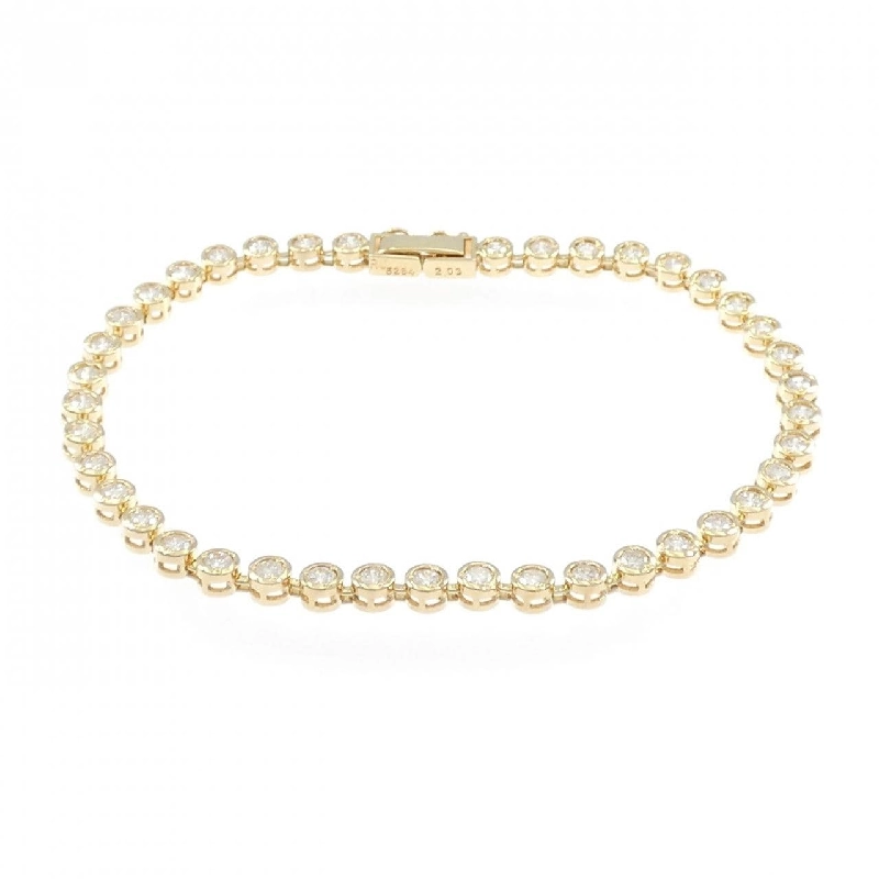 K18YG Vòng tay kim cương 2.03CT - Hàng hiệu Chính hãng 869672