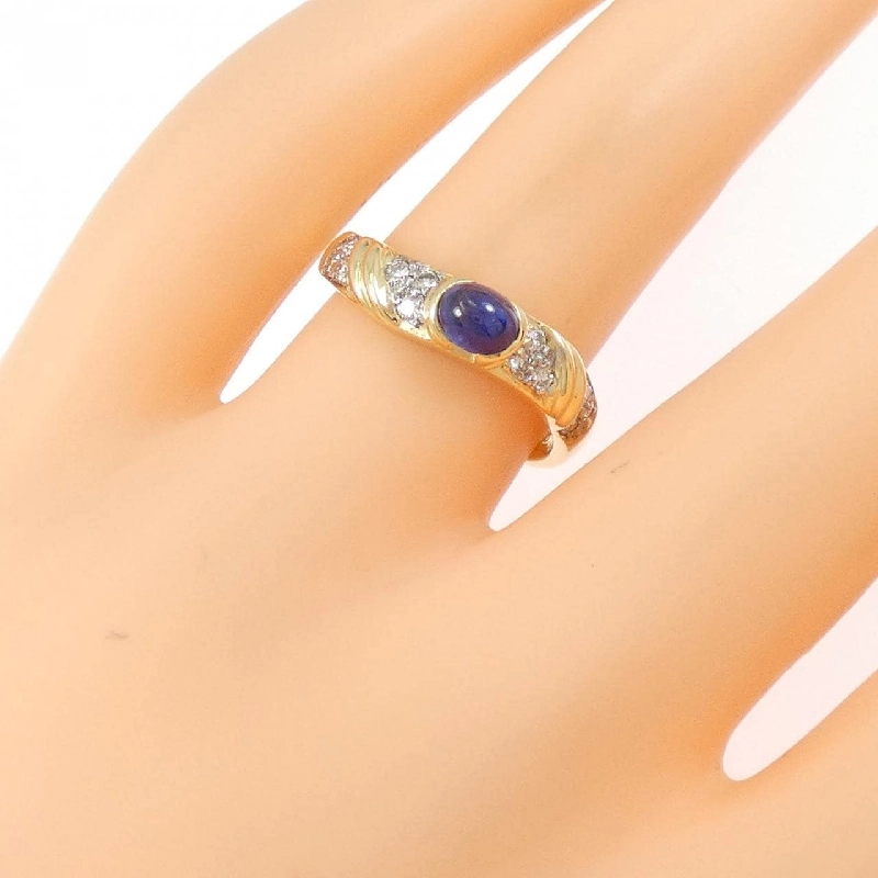 Nhẫn Sapphire K18YG/K18WG 0.56CT - Hàng hiệu Chính hãng 856036