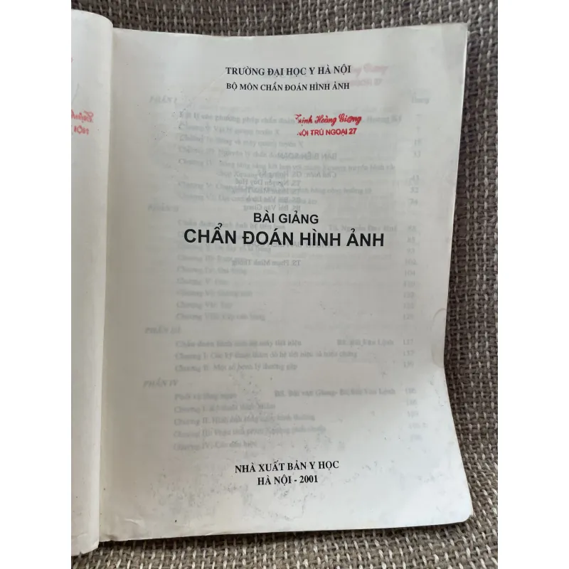 Bảo giảng chấn đoán hình ảnh; sách y, hơn 300 trang khổ lớn  1025089