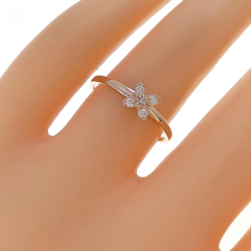 Nhẫn kim cương hoa K18PG 0.07CT - Hàng hiệu Authentic 851307