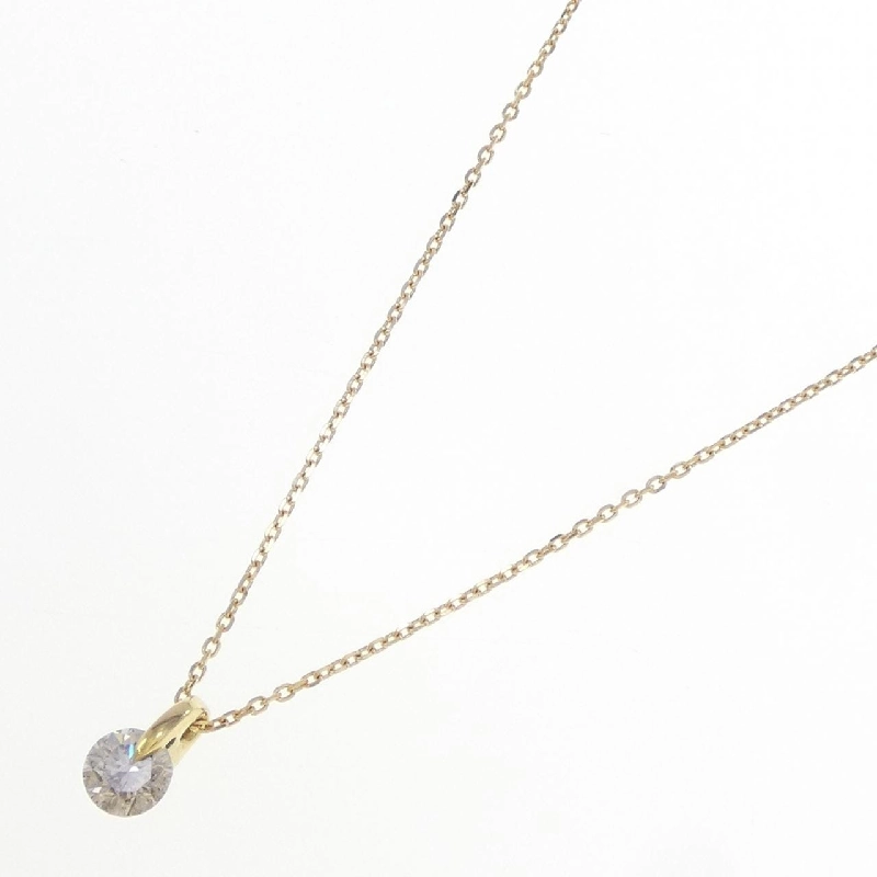 K18YG Solitaire Dây chuyền kim cương 0.30CT - Hàng hiệu Chính hãng 865757