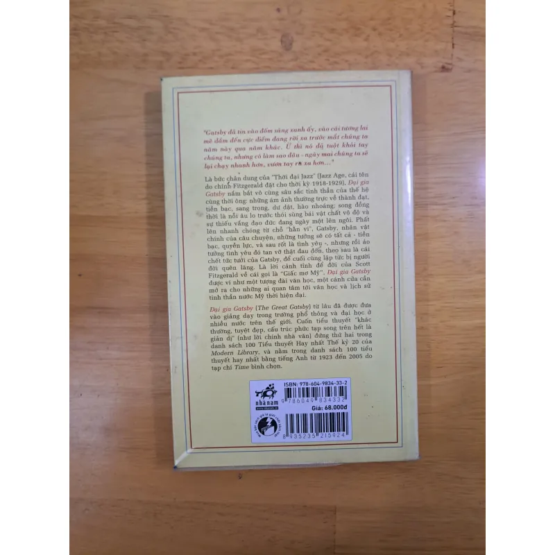 Đại Gia Gatsby - F. Scott Fitzgerald 992233