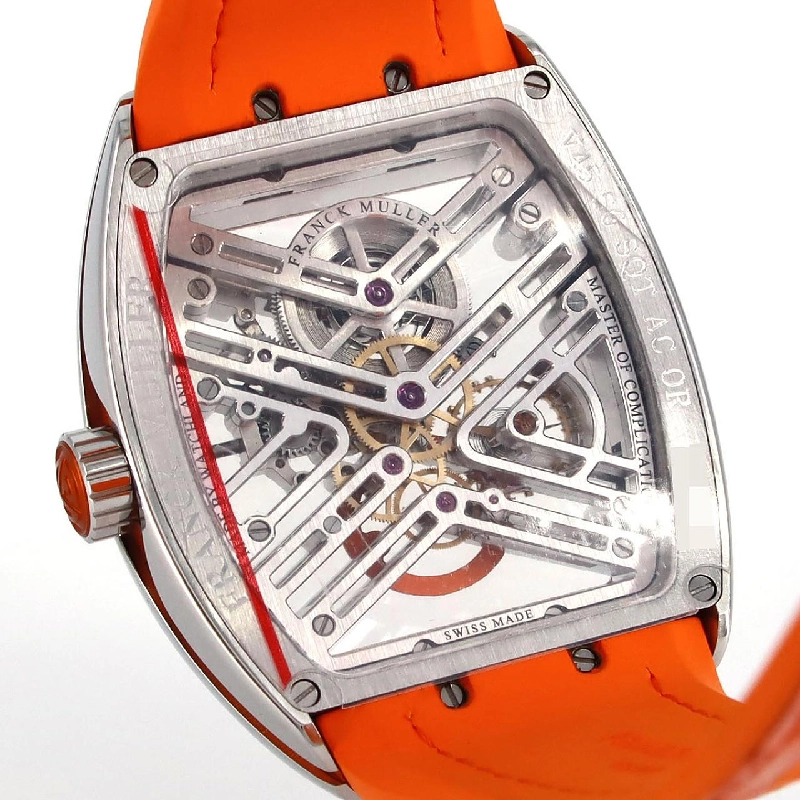 Đồng hồ Frank Muller Vanguard 7 Days Power Reserve Skeleton V45S6SQTACOR SS Cơ - Hàng hiệu Chính hãng 883502