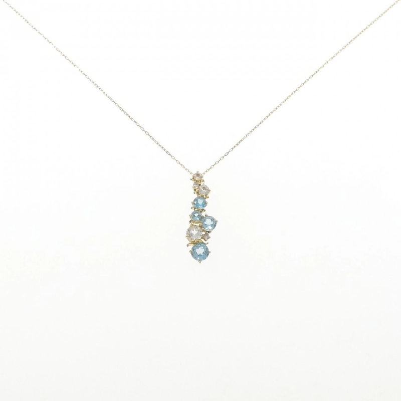 K18YG Topaz Necklace - Hàng hiệu Authentic 858059