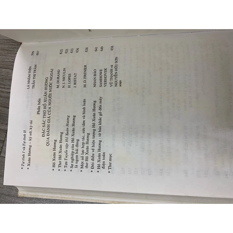 Hồ xuân hương về tác gia và tác phẩm. Bìa cứng. 999 469885