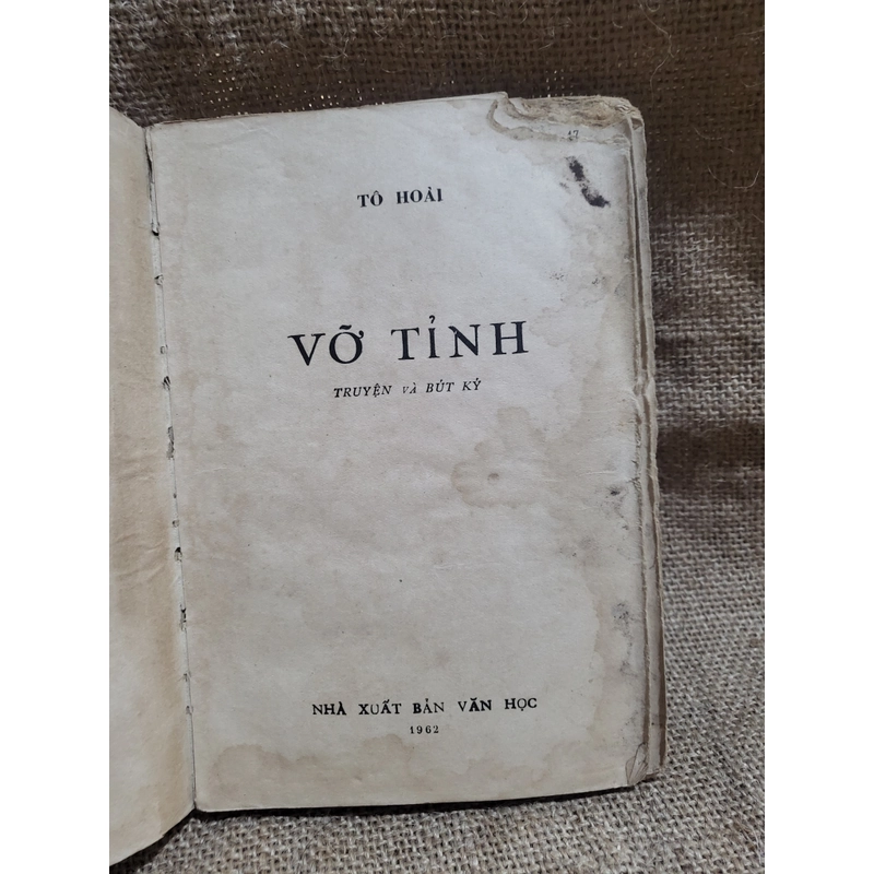 Vỡ tính tác phẩm của Tô Hoài; xuất bản 1962 322096