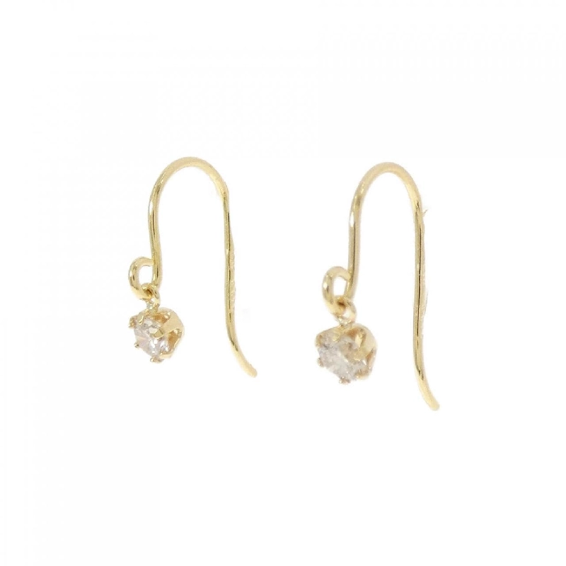 K18YG Bông tai kim cương 0.15CT - Hàng hiệu Chính hãng 870606