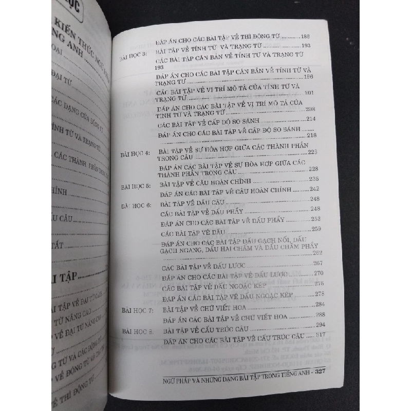 Hệ thống kiến thức ngữ pháp và những dạng bài tập trong tiếng Anh mới 80% bẩn nhẹ gấp bìa 2016 HCM1710 Nguyễn Hoàng Thanh Ly HỌC NGOẠI NGỮ 303485