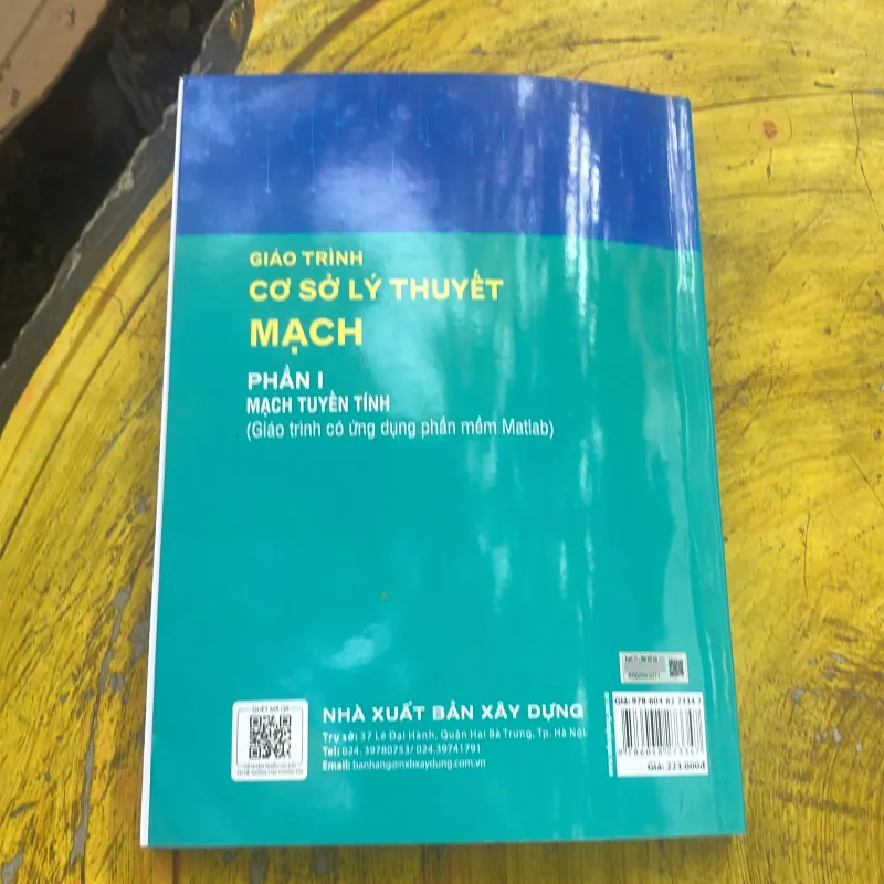 GIÁO TRÌNH CƠ SỞ LÝ THUYẾT MẠCH ( phần I và II ) - TRẦN QUANG KHÁNH 785232