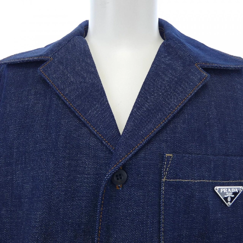 Áo sơ mi ngắn tay PRADA - Hàng hiệu Authentic 901871