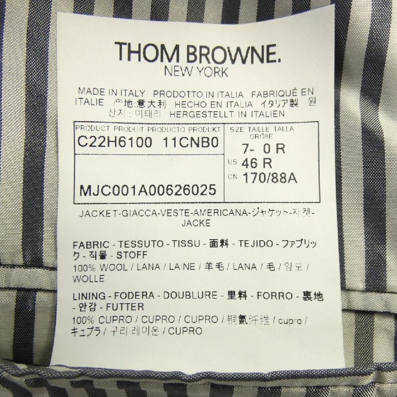 Áo khoác THOM BROWNE MJC001A - Hàng hiệu Chính hãng 899806