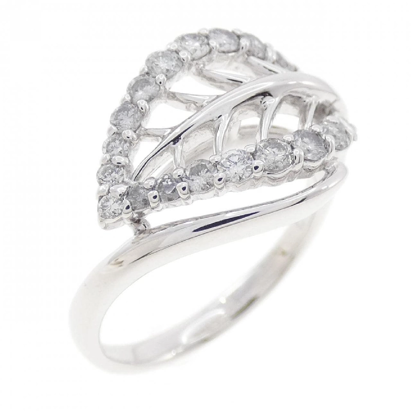 Nhẫn kim cương K18WG 0.55CT 672782