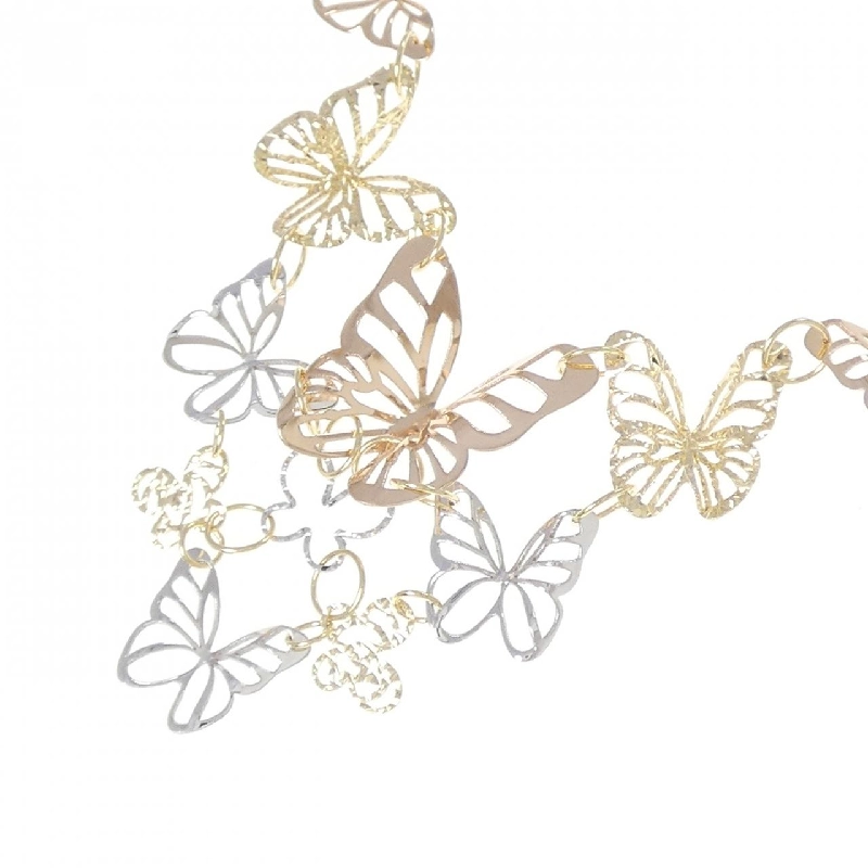 K18 Ba màu Bướm Dây chuyền - Hàng hiệu Chính hãng 850522