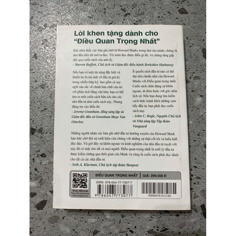 SÁCH ĐIỀU QUAN TRỌNG NHẤT TRONG ĐẦU TƯ CHỨNG KHOÁN 302317