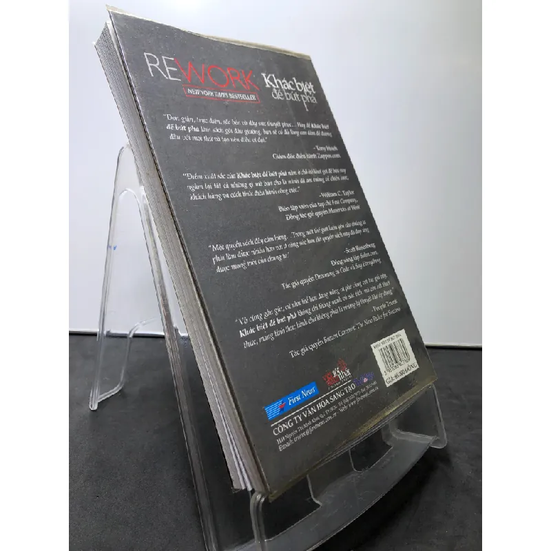 Khác biệt để bứt phá 2014 mới 85% bẩn nhẹ Jason Fried và David Heinemeier Hansson HPB0308 KỸ NĂNG 458604