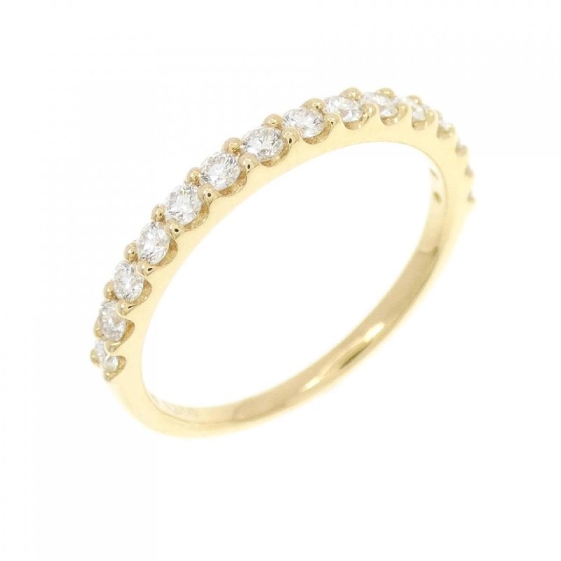 Nhẫn kim cương K18YG Half Eternity 0.300CT - Hàng hiệu Chính hãng 856094