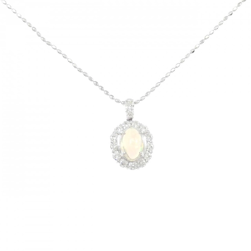 K18WG Opal Necklace 1.34CT - Hàng hiệu Authentic 857959