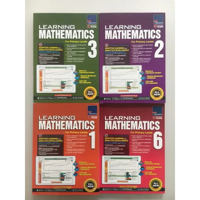 SAP Learning Mathematics N-6 (Sách nhập) - 9 quyển 796103