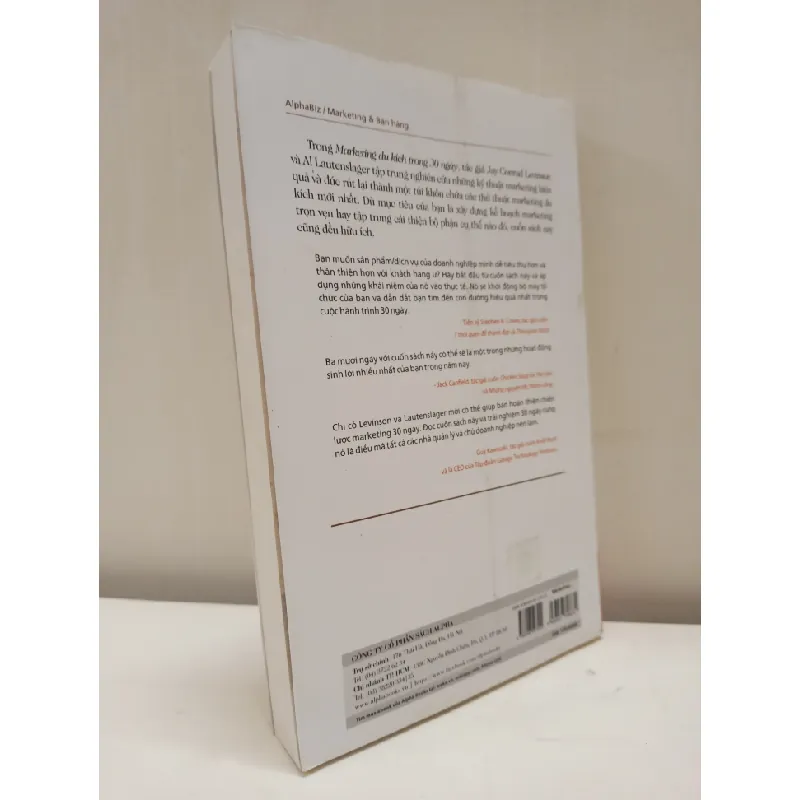 [Phiên Chợ Sách Cũ] Marketing Du Kích Trong 30 Ngày (2016) - Jay Conrad Levinson, Al Lautenslager S2610 697085