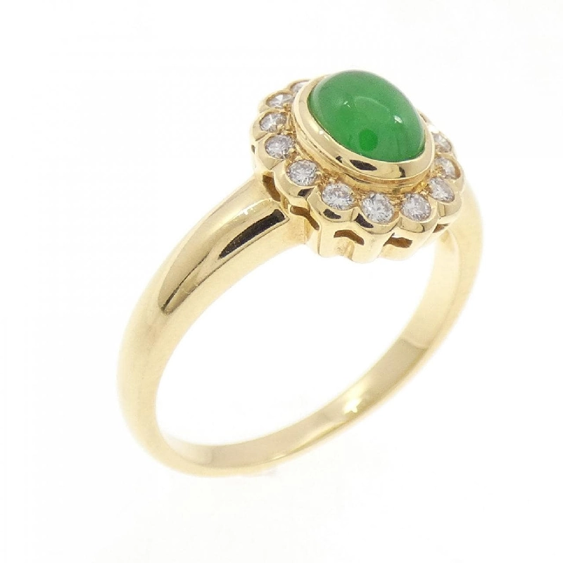 Nhẫn Ngọc Bích 750YG - Hàng hiệu Chính hãng 848584