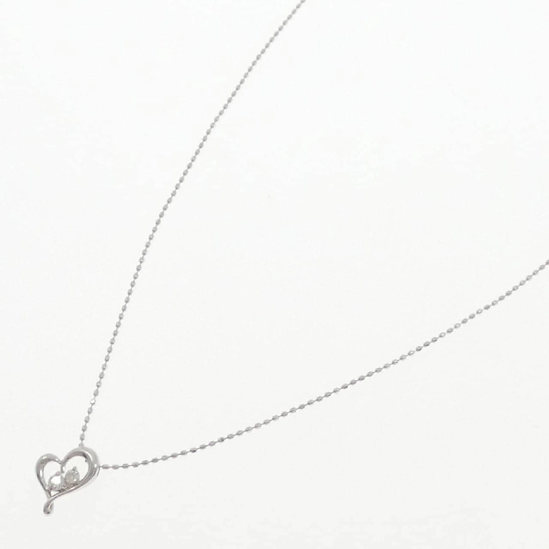 K10WG Dây chuyền kim cương hình trái tim 0.08CT - Hàng hiệu Chính hãng 858754