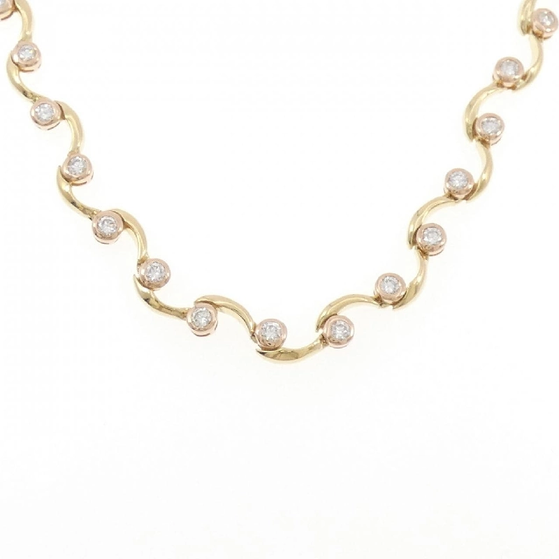 K18YG/K18PG Dây chuyền kim cương 2.89CT - Hàng hiệu Chính hãng 859332