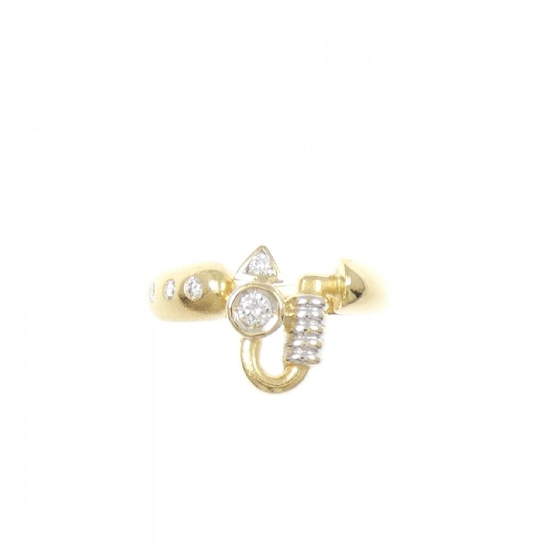 Nhẫn kim cương K18YG/K18WG - Hàng hiệu Authentic 852627