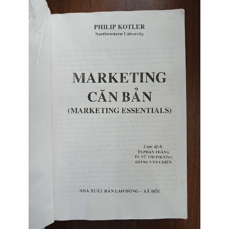 Marketing căn bản (Marketing Essentials)<br>Nhiều tác giả 539492